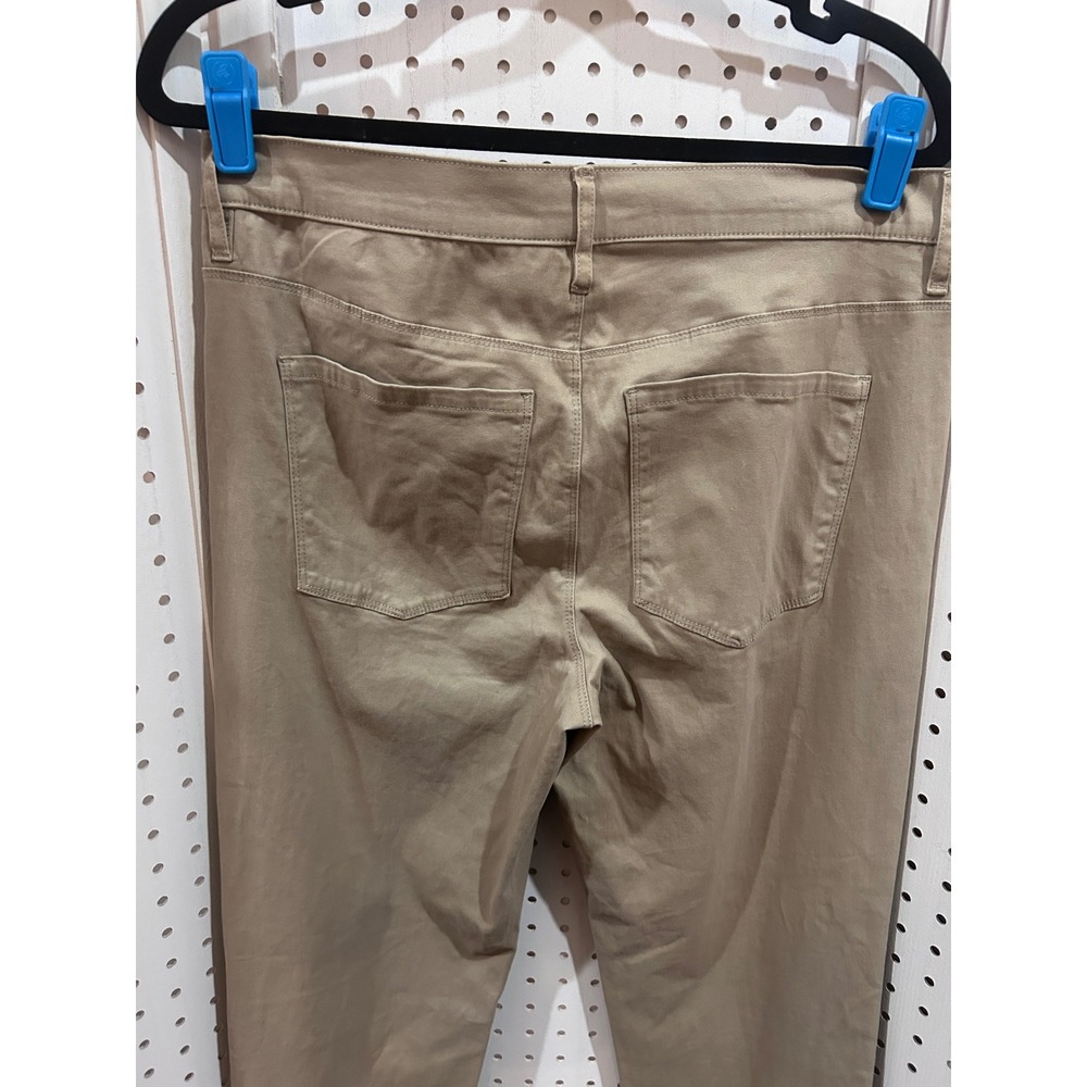 Chaps Women Stretch Khaki Straight Leg Pants Size 10 - Picture 6 of 9